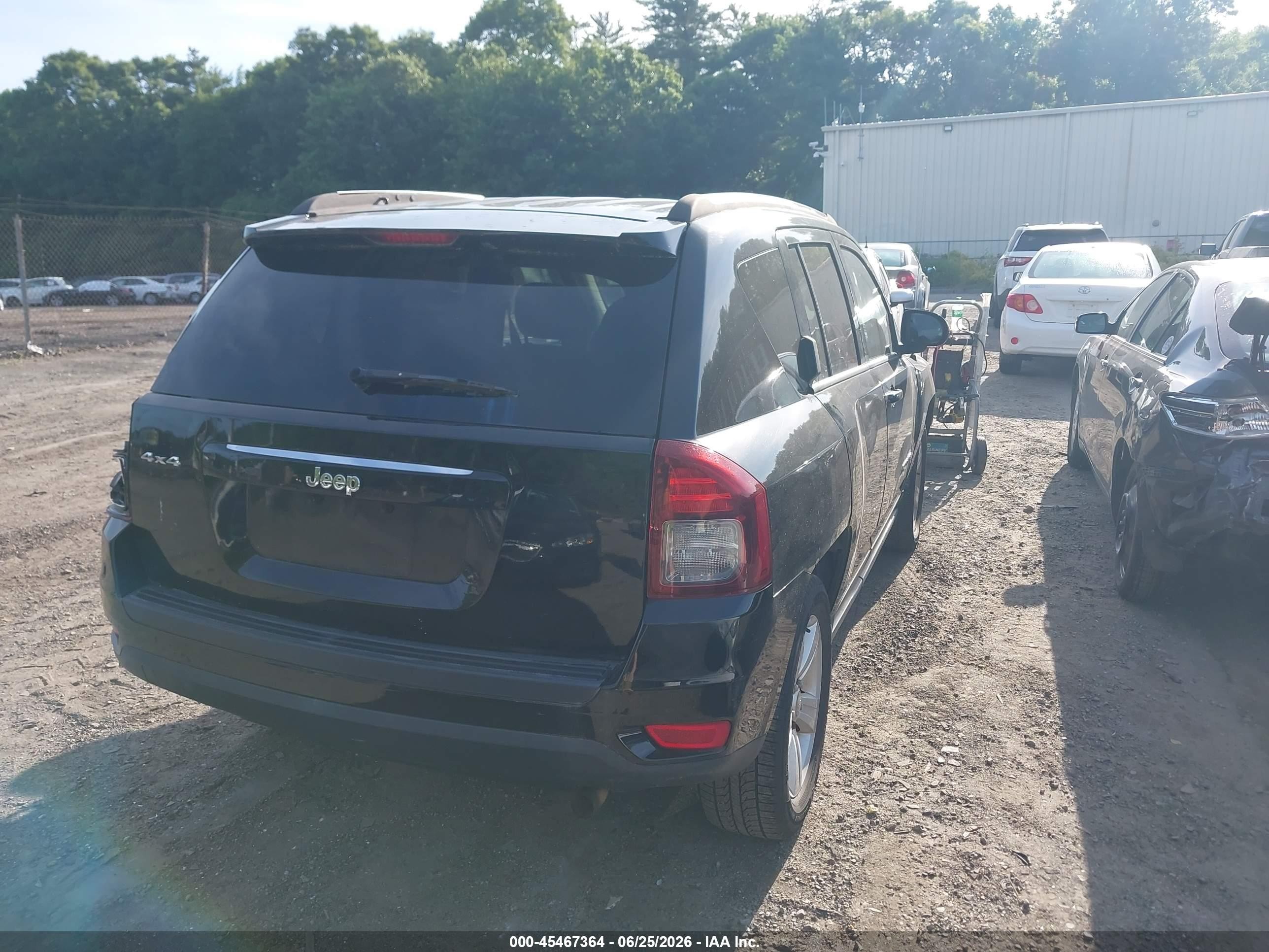 2014 Jeep Compass Sport Black vin: 1C4NJDBB0ED775228