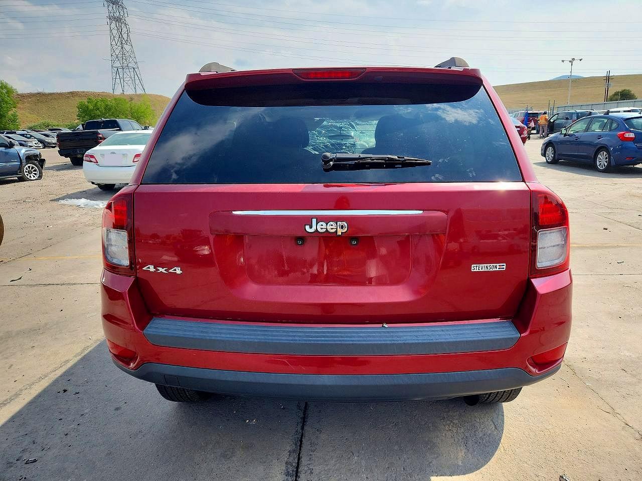 2014 Jeep Compass Sport Red vin: 1C4NJDBB0ED879797