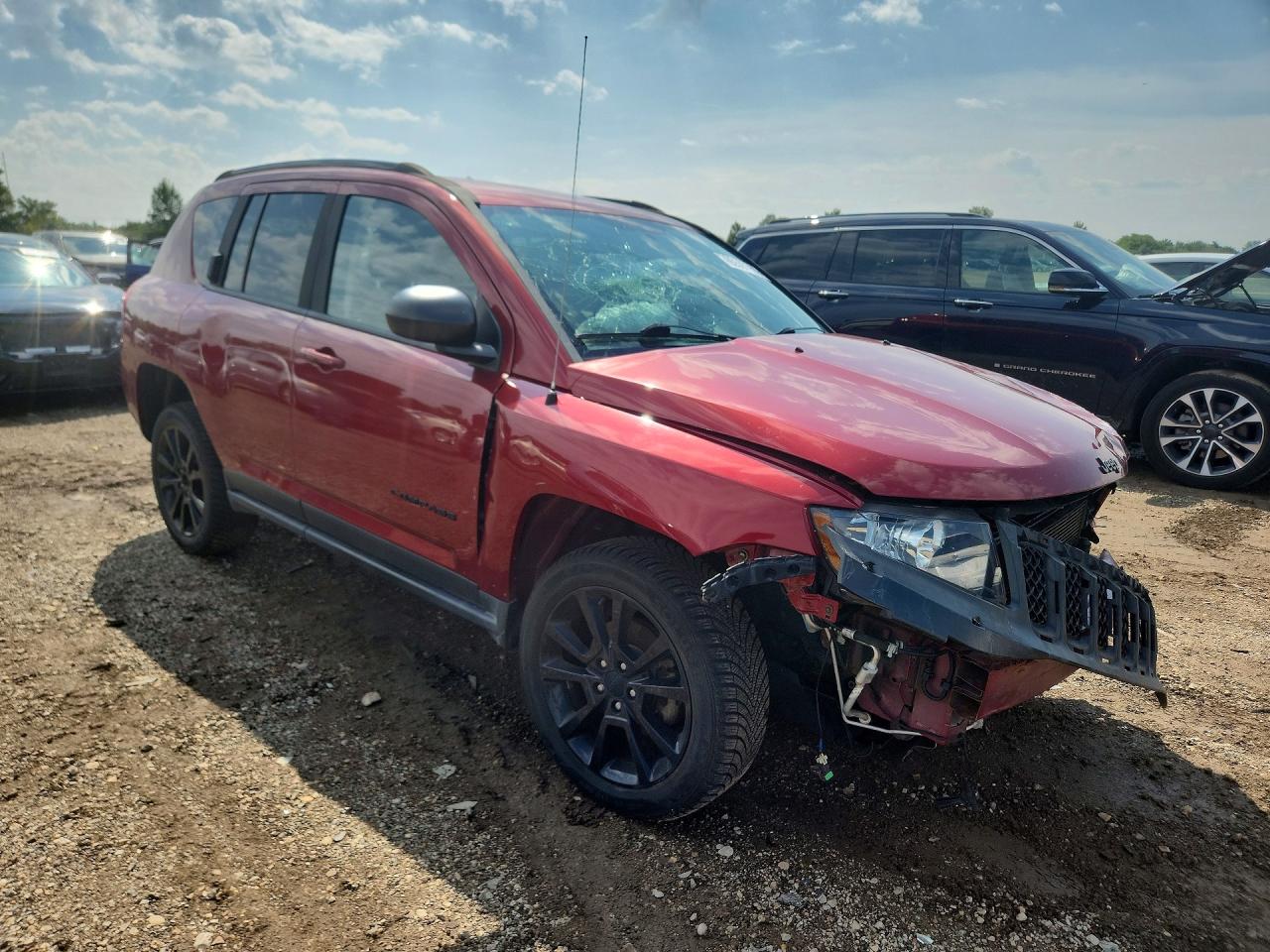2015 Jeep Compass Sport Red vin: 1C4NJDBB0FD323720