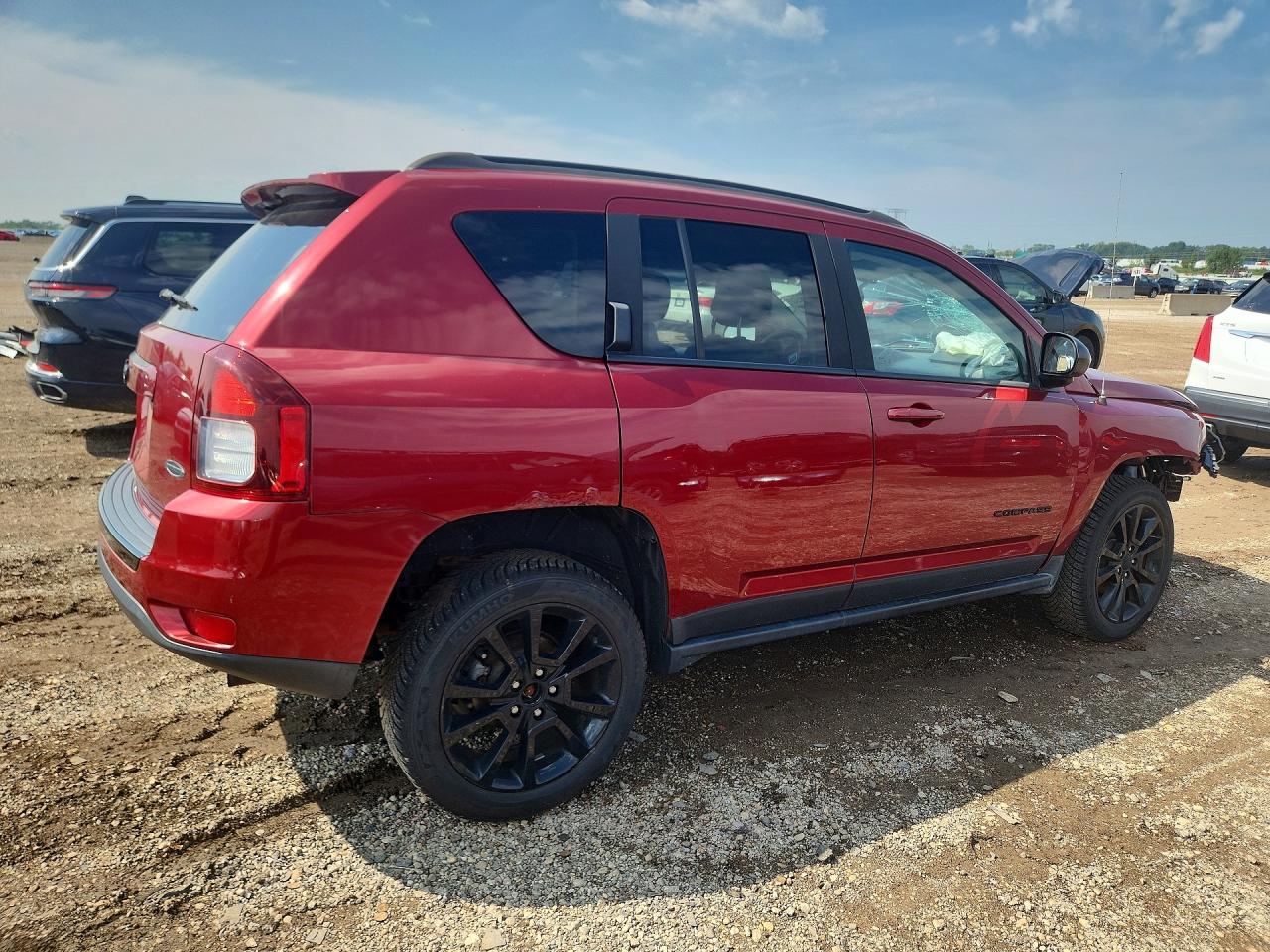 2015 Jeep Compass Sport Red vin: 1C4NJDBB0FD323720