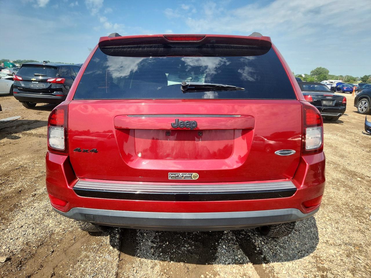 2015 Jeep Compass Sport Red vin: 1C4NJDBB0FD323720