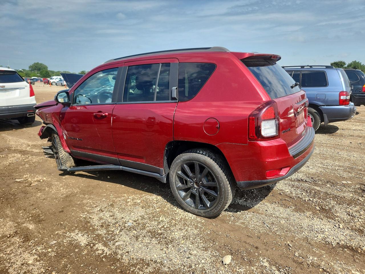2015 Jeep Compass Sport Red vin: 1C4NJDBB0FD323720