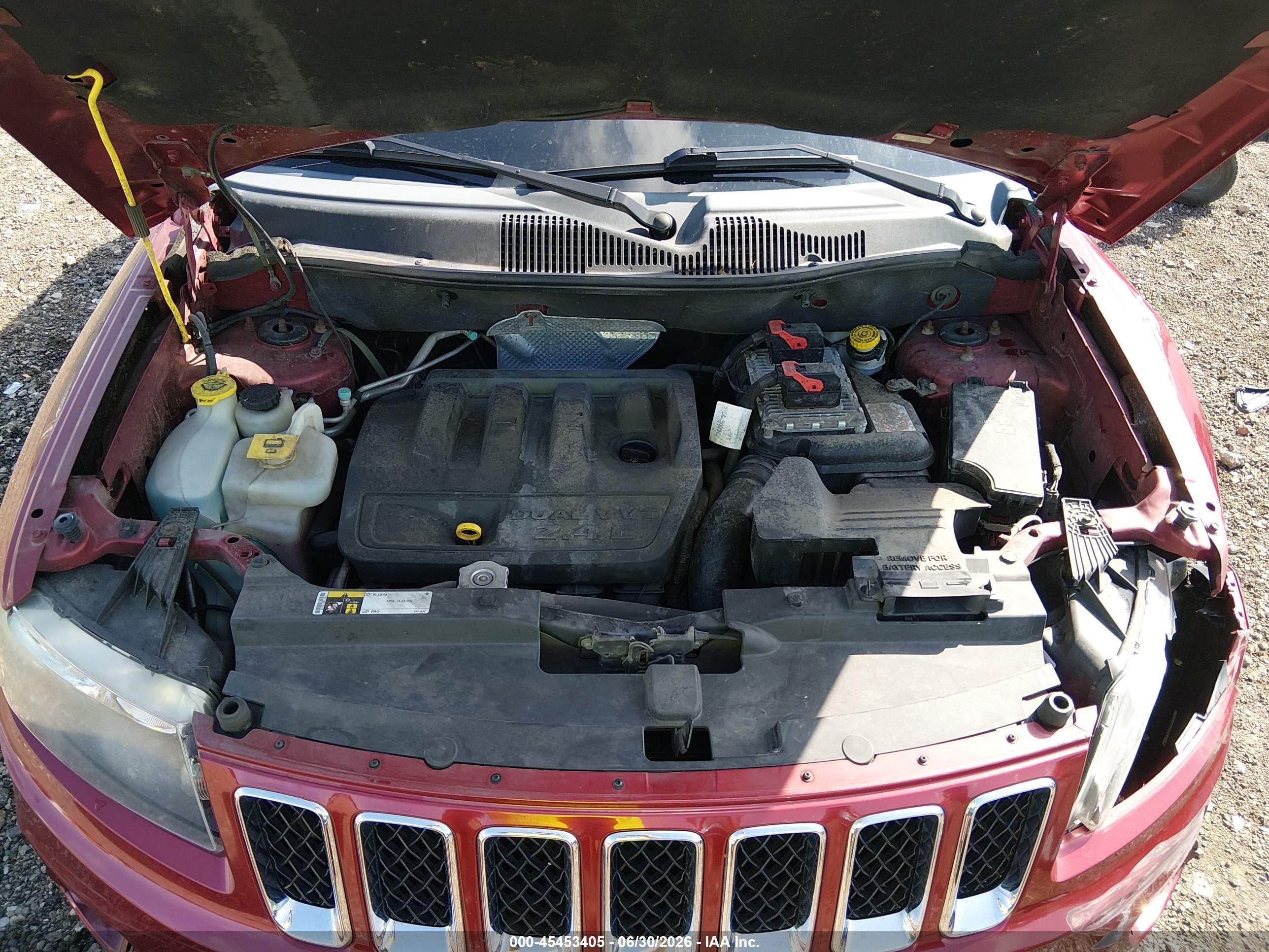 2015 Jeep Compass Sport Maroon vin: 1C4NJDBB0FD396117