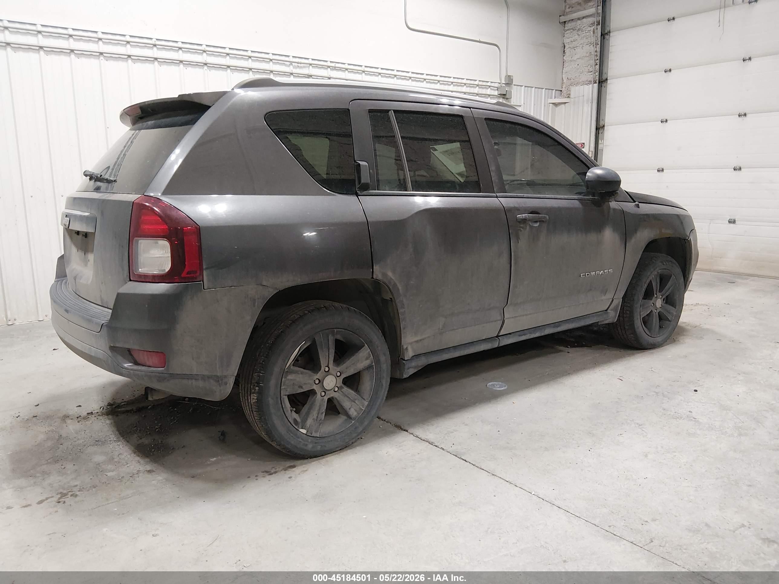 2015 Jeep Compass Sport Серый vin: 1C4NJDBB0FD424059