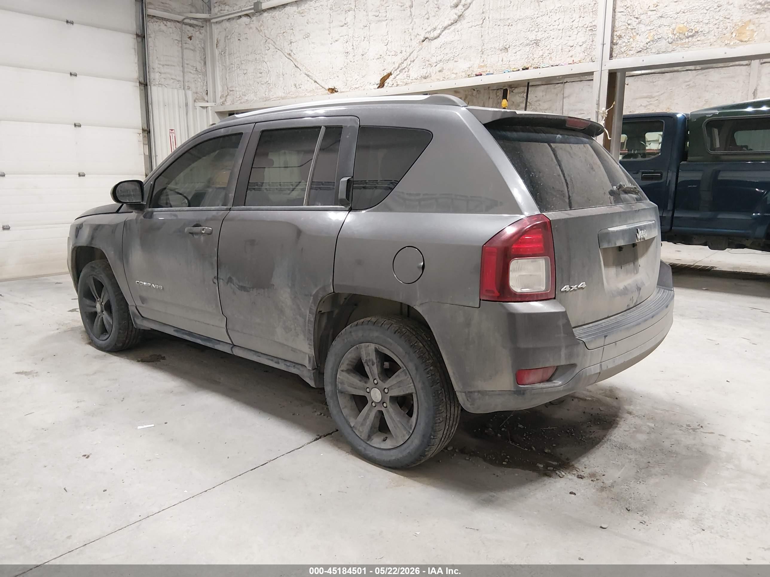 2015 Jeep Compass Sport Серый vin: 1C4NJDBB0FD424059