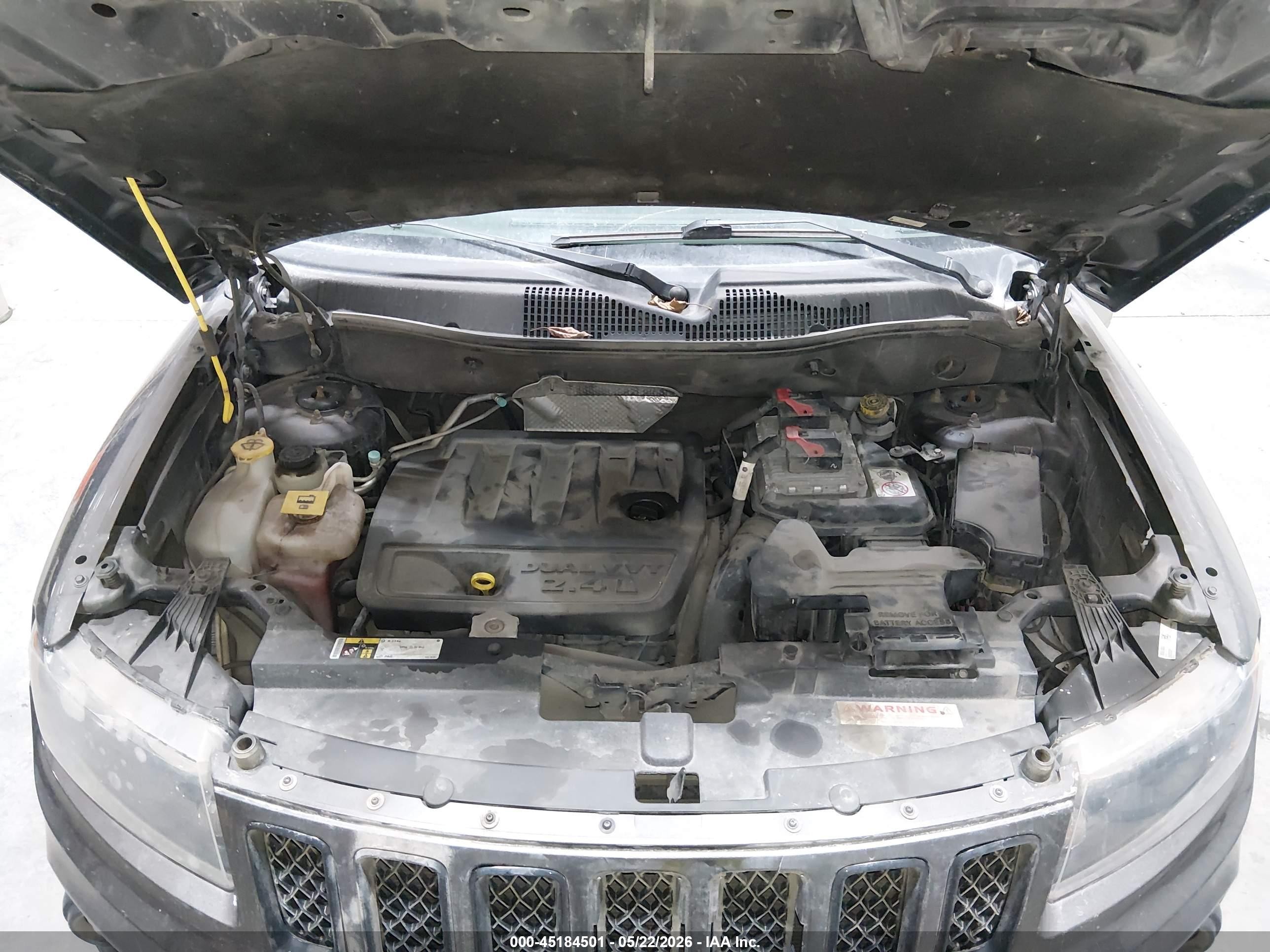 2015 Jeep Compass Sport Серый vin: 1C4NJDBB0FD424059