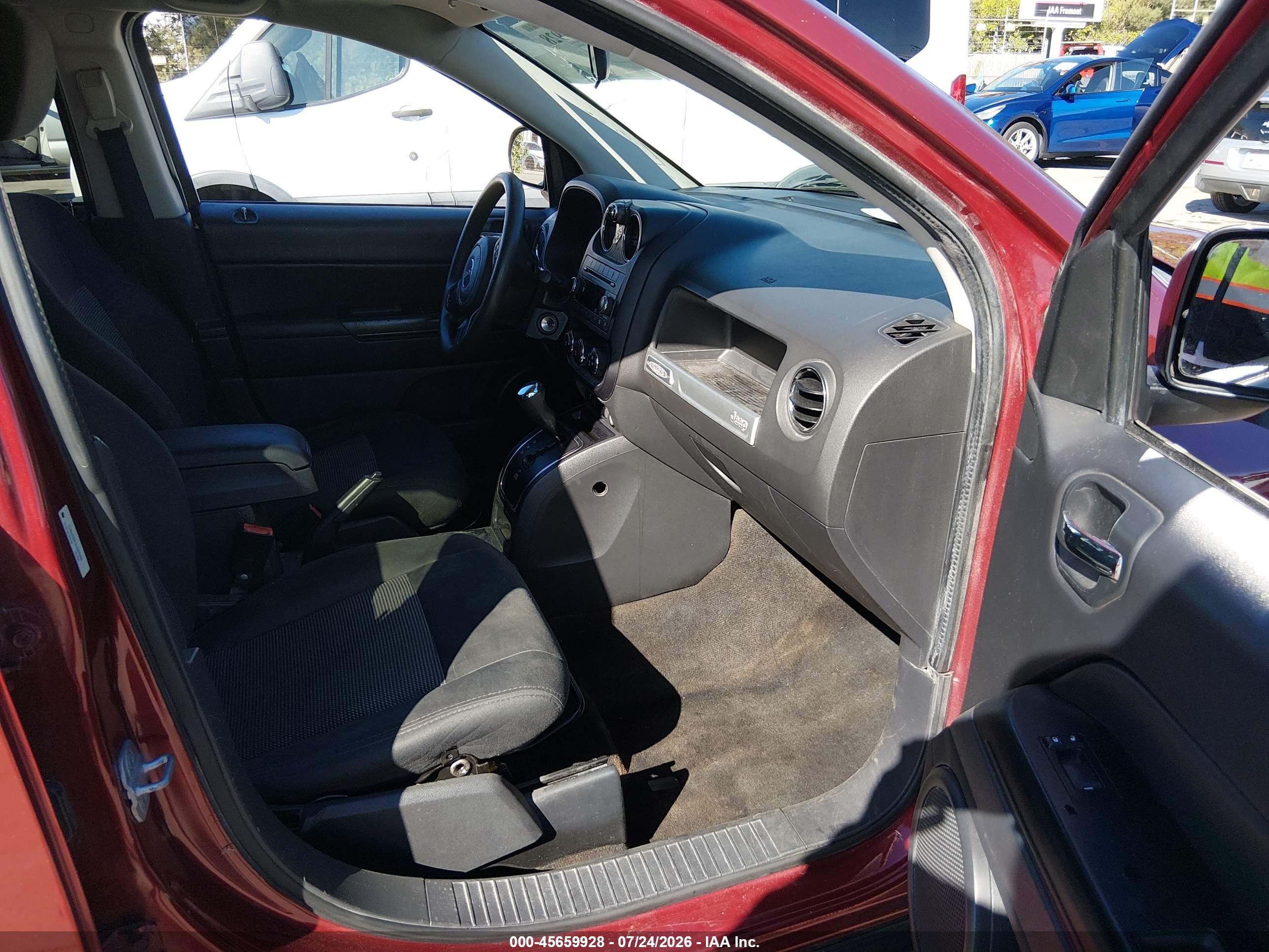 2014 Jeep Compass Sport Red vin: 1C4NJDBB1ED505960