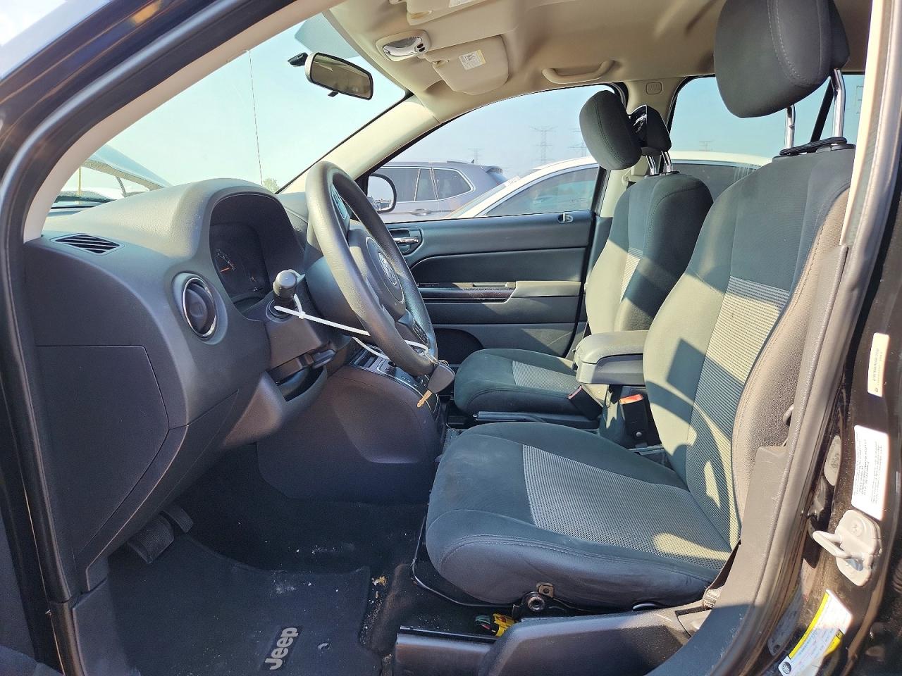 2014 Jeep Compass Sport Black vin: 1C4NJDBB1ED842418