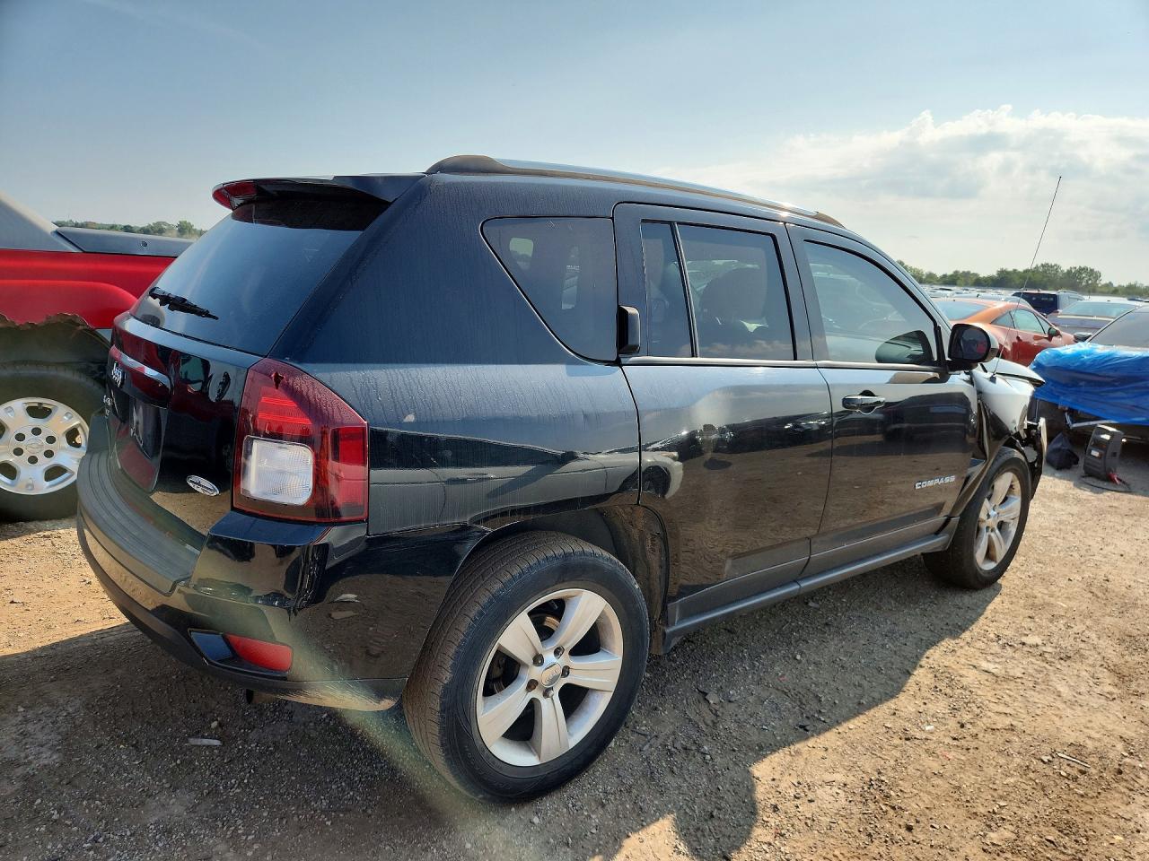 2014 Jeep Compass Sport Black vin: 1C4NJDBB1ED842418