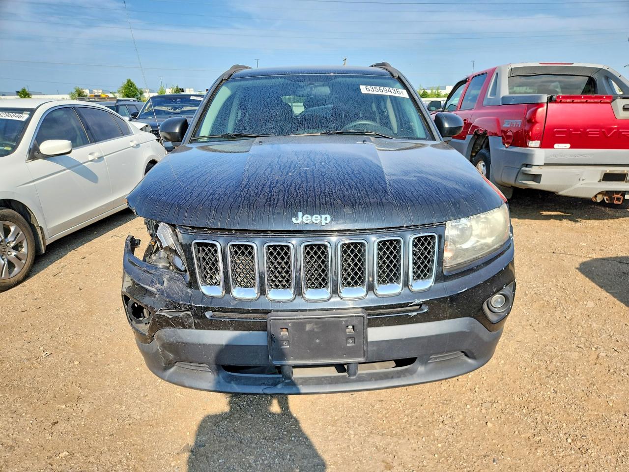 2014 Jeep Compass Sport Black vin: 1C4NJDBB1ED842418