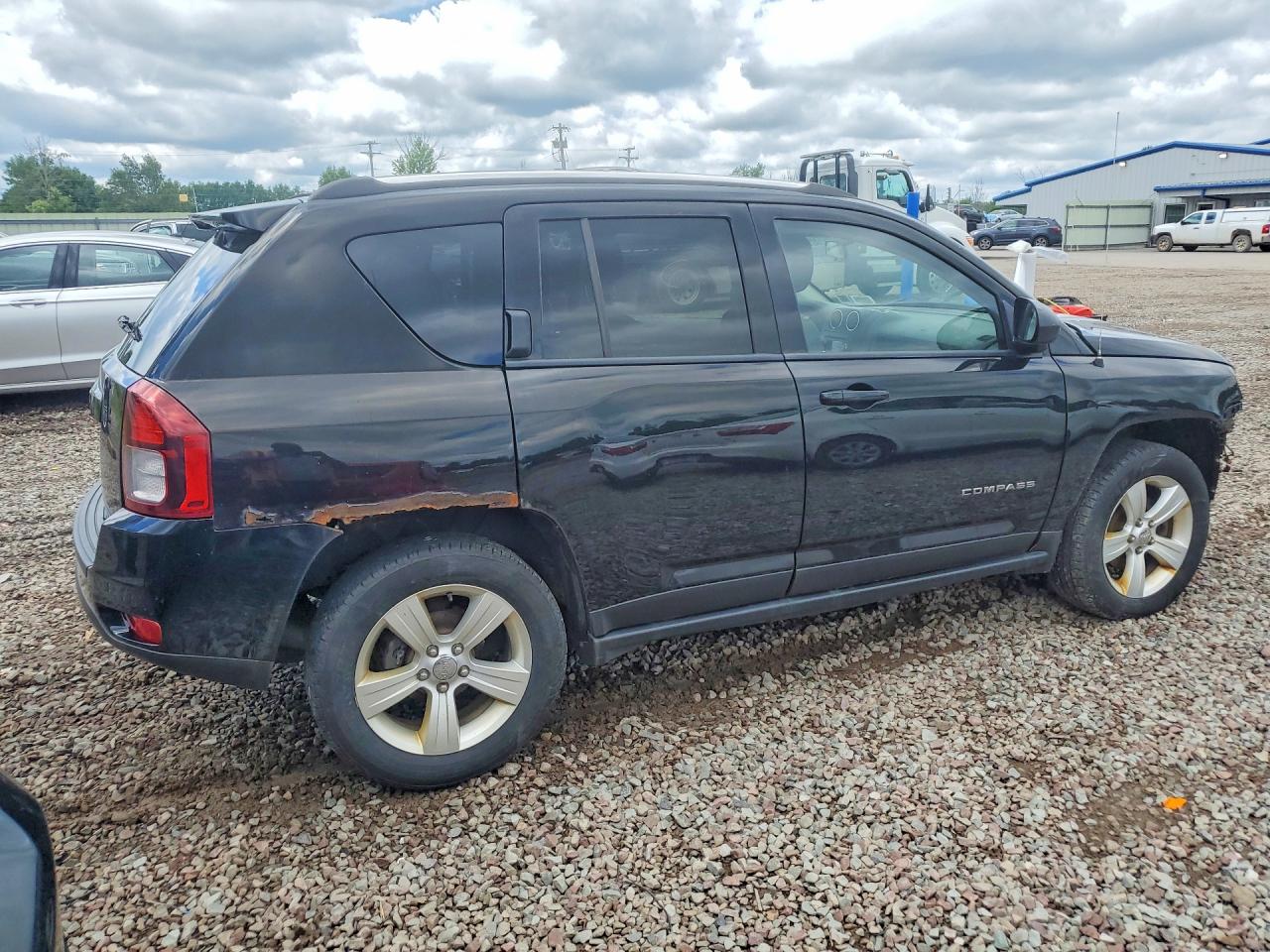 2015 Jeep Compass Sport Black vin: 1C4NJDBB1FD108220