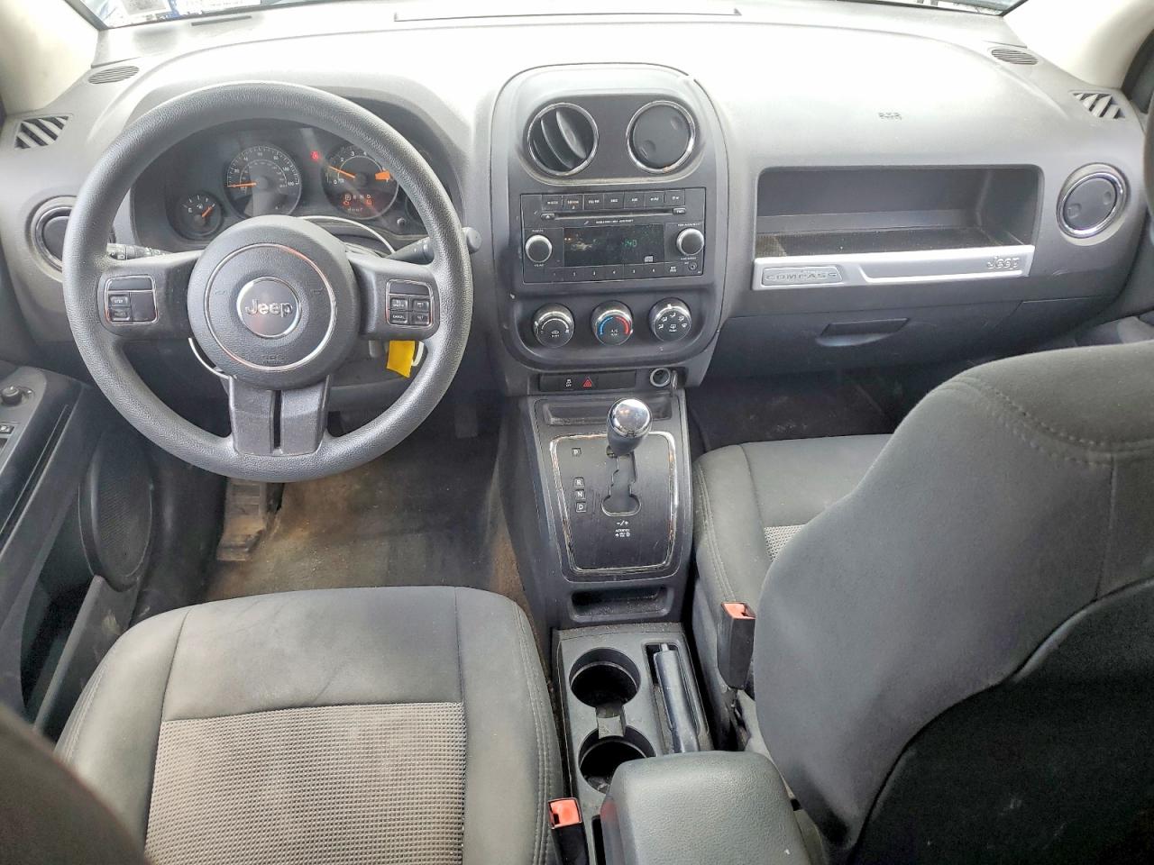 2015 Jeep Compass Sport Black vin: 1C4NJDBB1FD108220