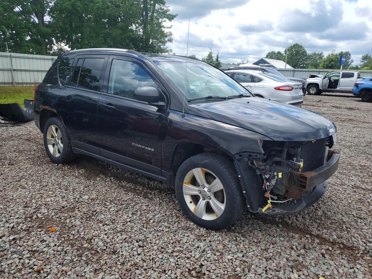 2015 Jeep Compass Sport Black vin: 1C4NJDBB1FD108220