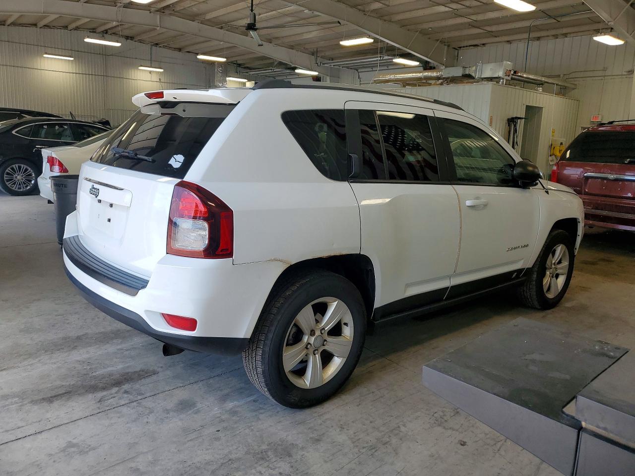2015 Jeep Compass Sport Белый vin: 1C4NJDBB1FD232312