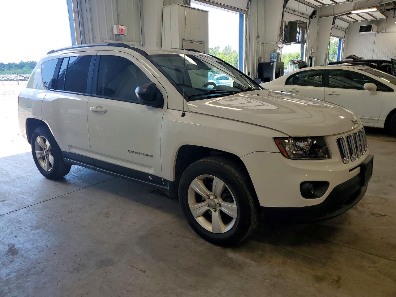 2015 Jeep Compass Sport Белый vin: 1C4NJDBB1FD232312