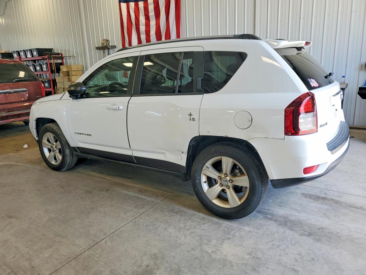 2015 Jeep Compass Sport Белый vin: 1C4NJDBB1FD232312