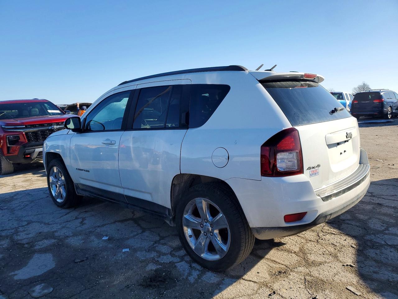 2016 Jeep Compass Sport White vin: 1C4NJDBB1GD657532