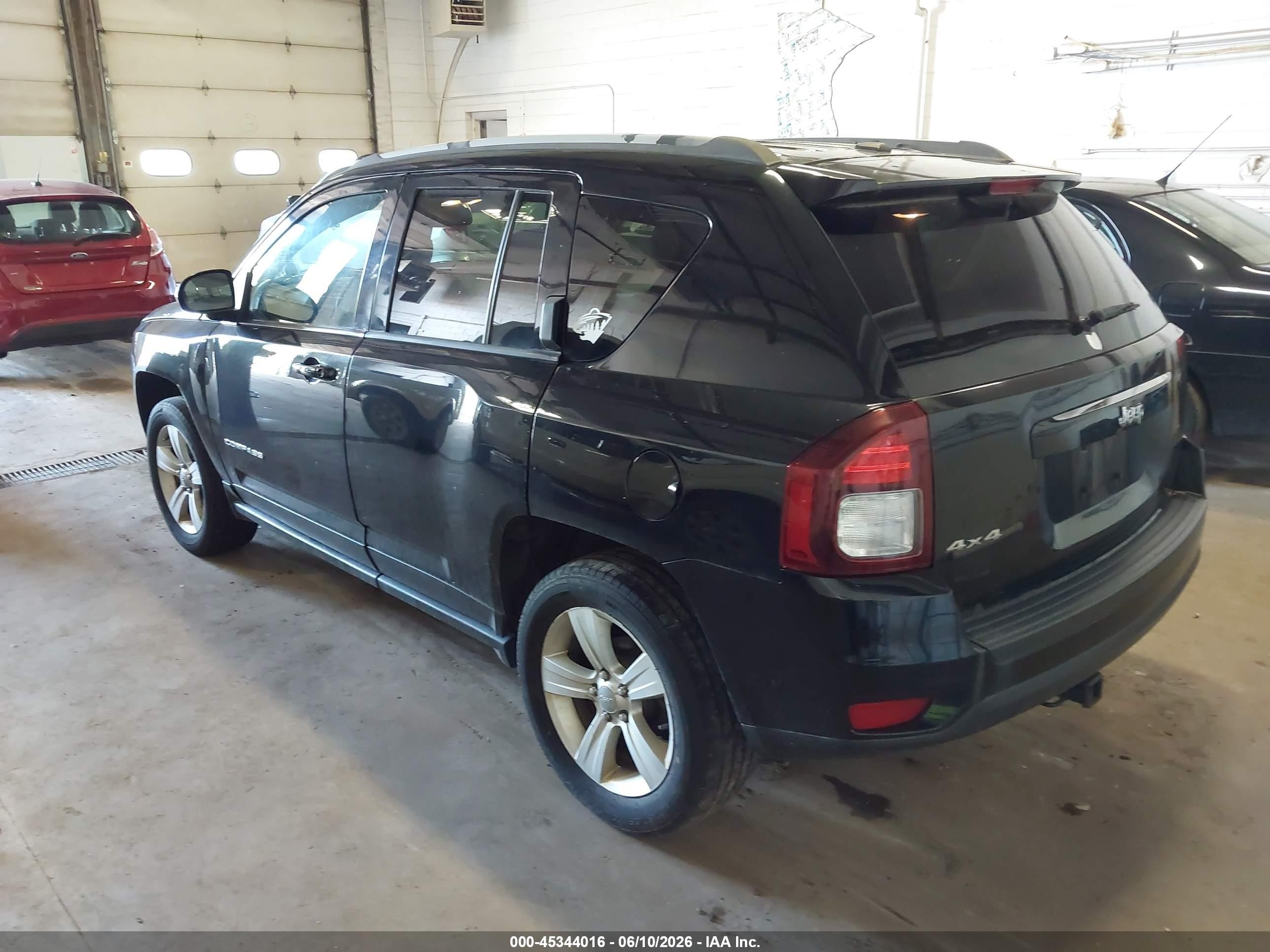 2016 Jeep Compass Sport Black vin: 1C4NJDBB1GD663458