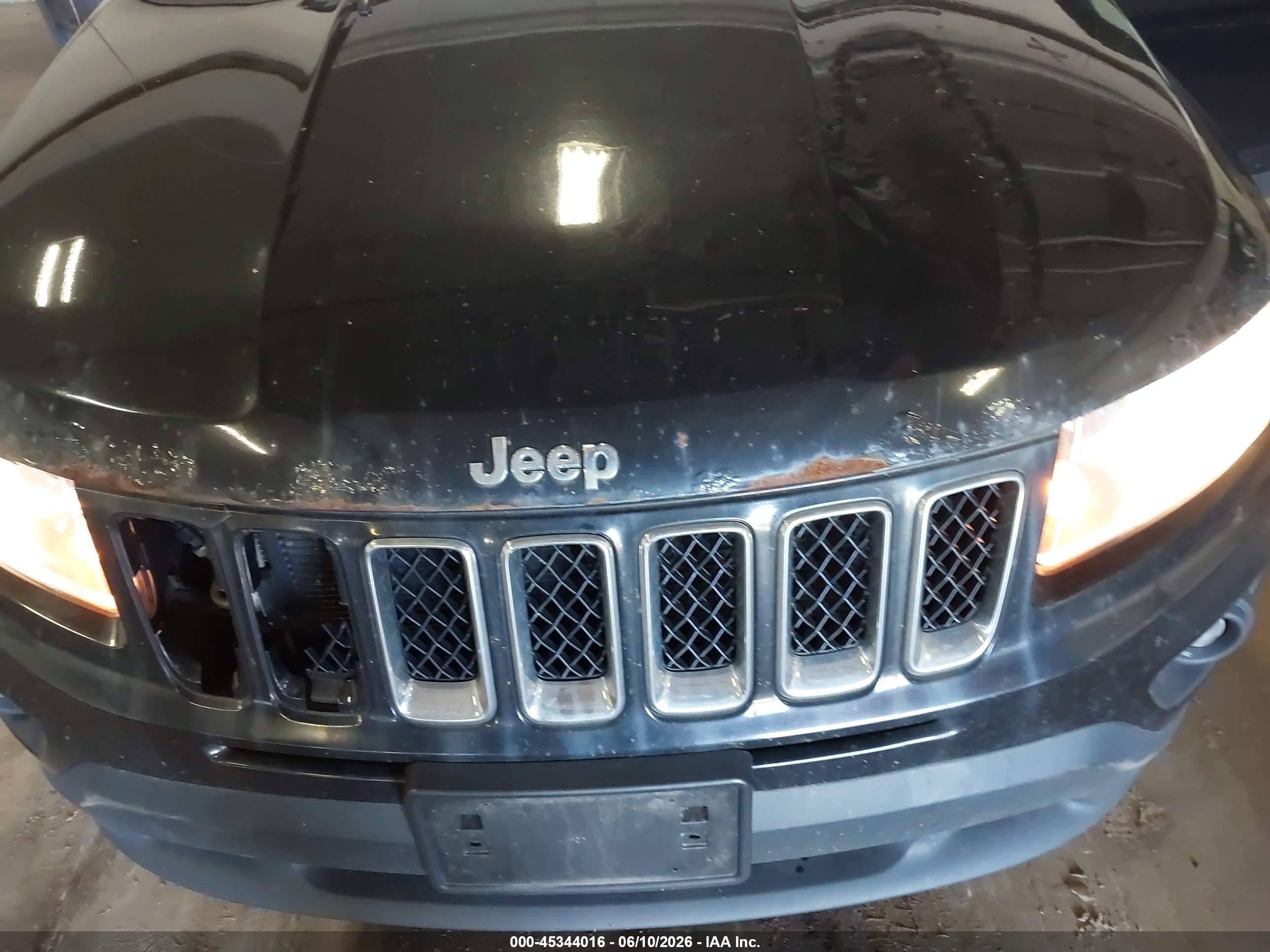 2016 Jeep Compass Sport Black vin: 1C4NJDBB1GD663458