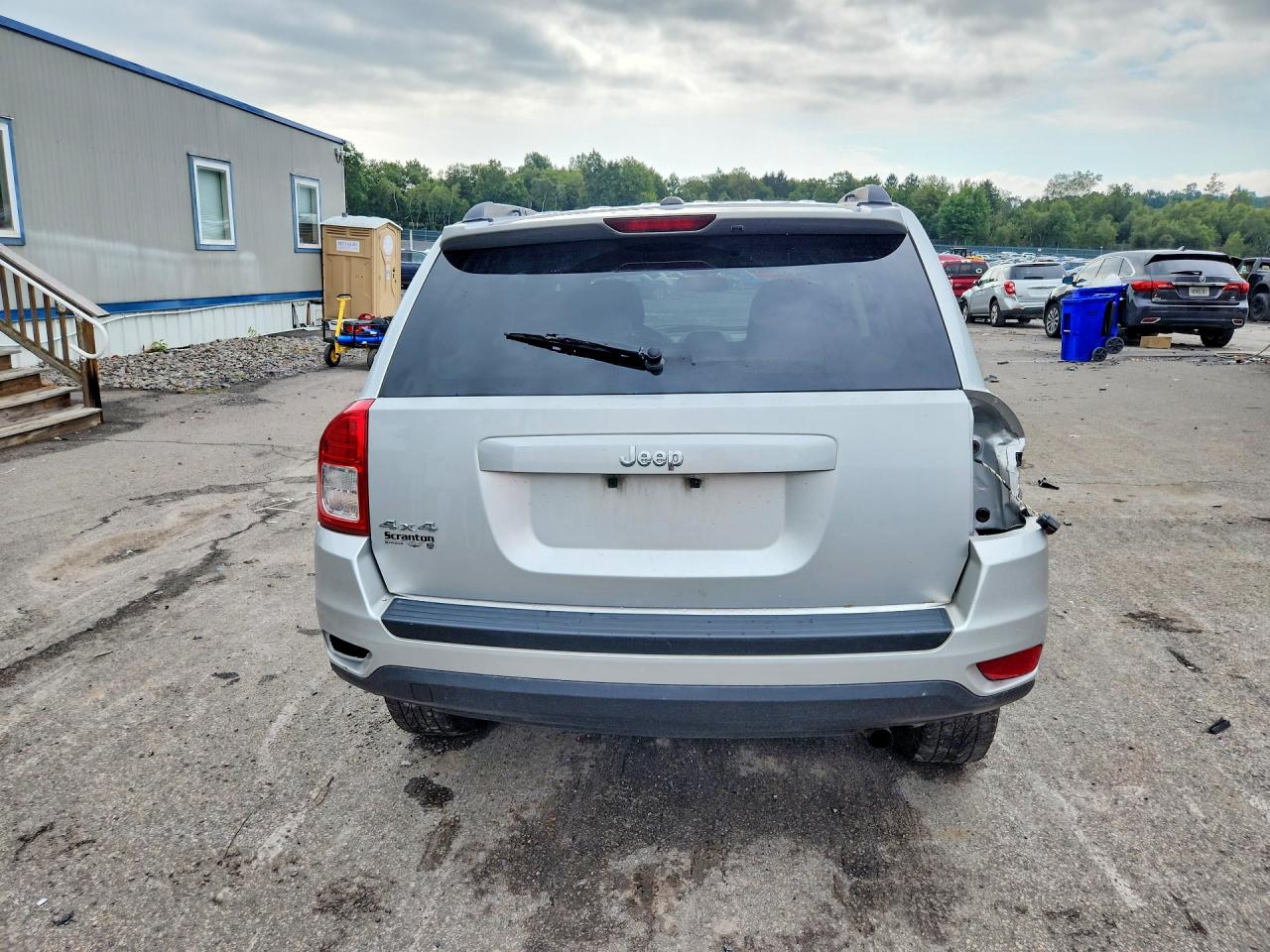 2012 Jeep Compass Sport Серебряный vin: 1C4NJDBB2CD633251