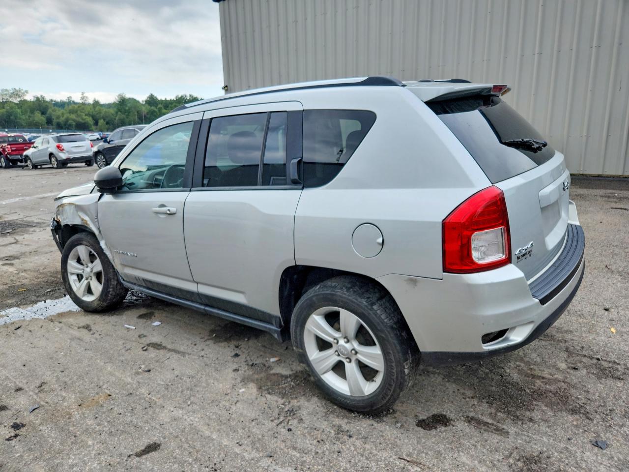2012 Jeep Compass Sport Серебряный vin: 1C4NJDBB2CD633251