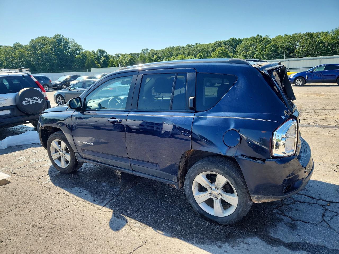 2013 Jeep Compass Sport Blue vin: 1C4NJDBB2DD113794