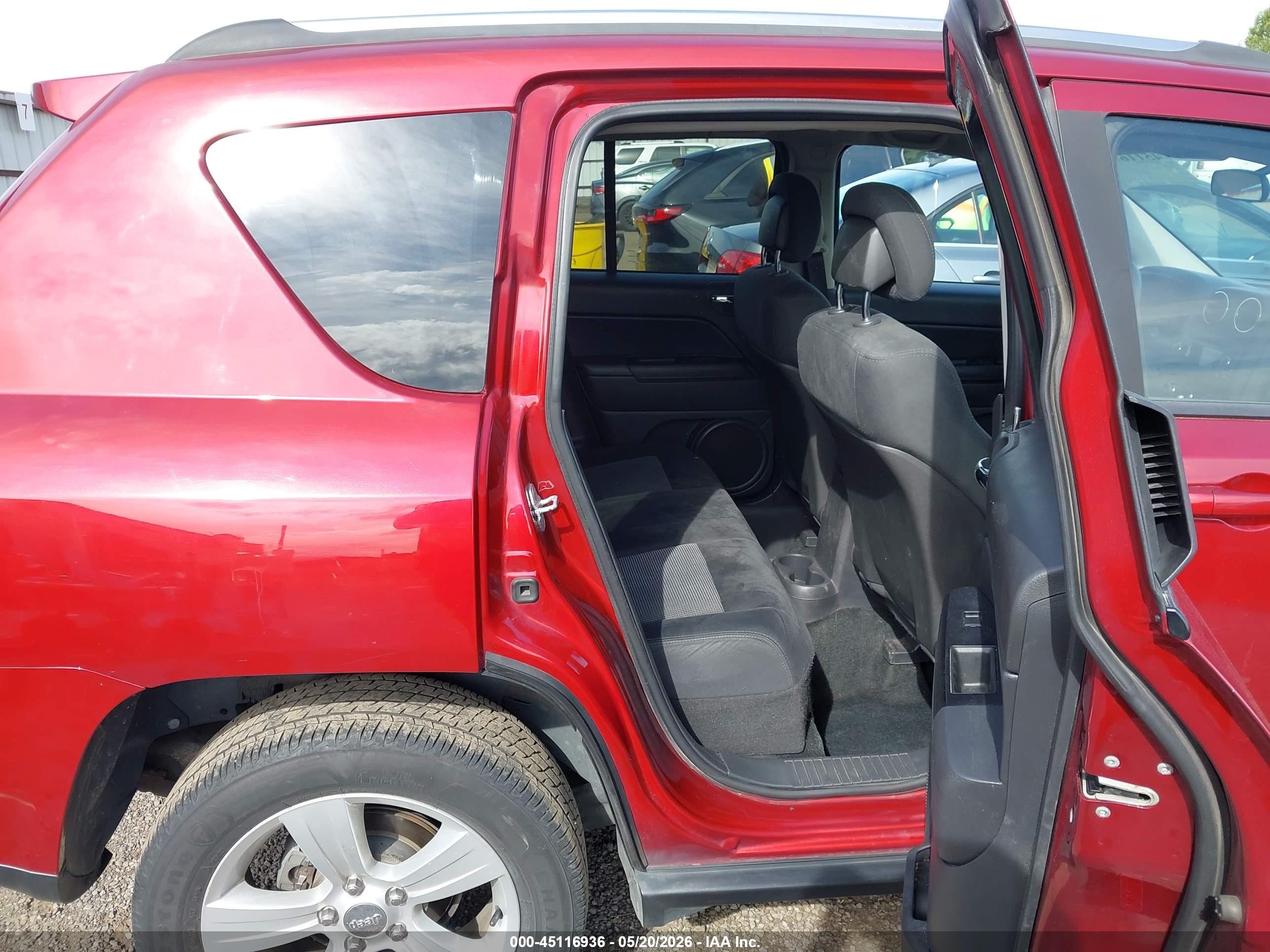 2013 Jeep Compass Sport Красный vin: 1C4NJDBB2DD212762
