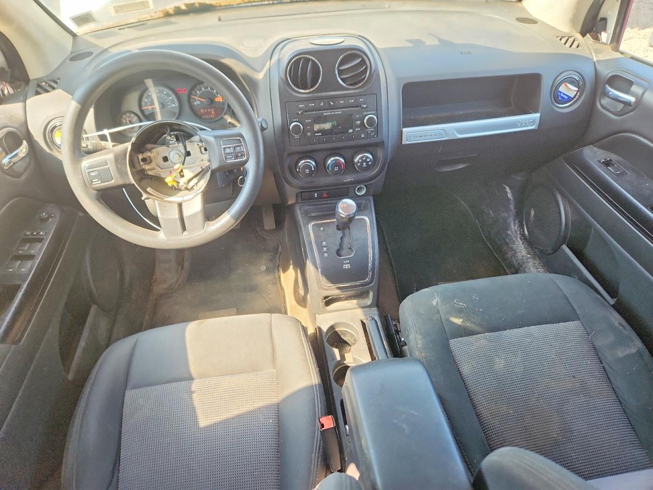 2014 Jeep Compass Sport White vin: 1C4NJDBB2ED503876