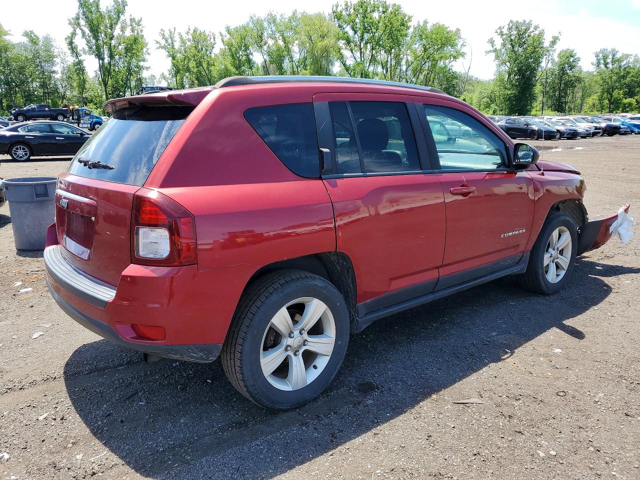 2014 Jeep Compass Sport Red vin: 1C4NJDBB2ED809461