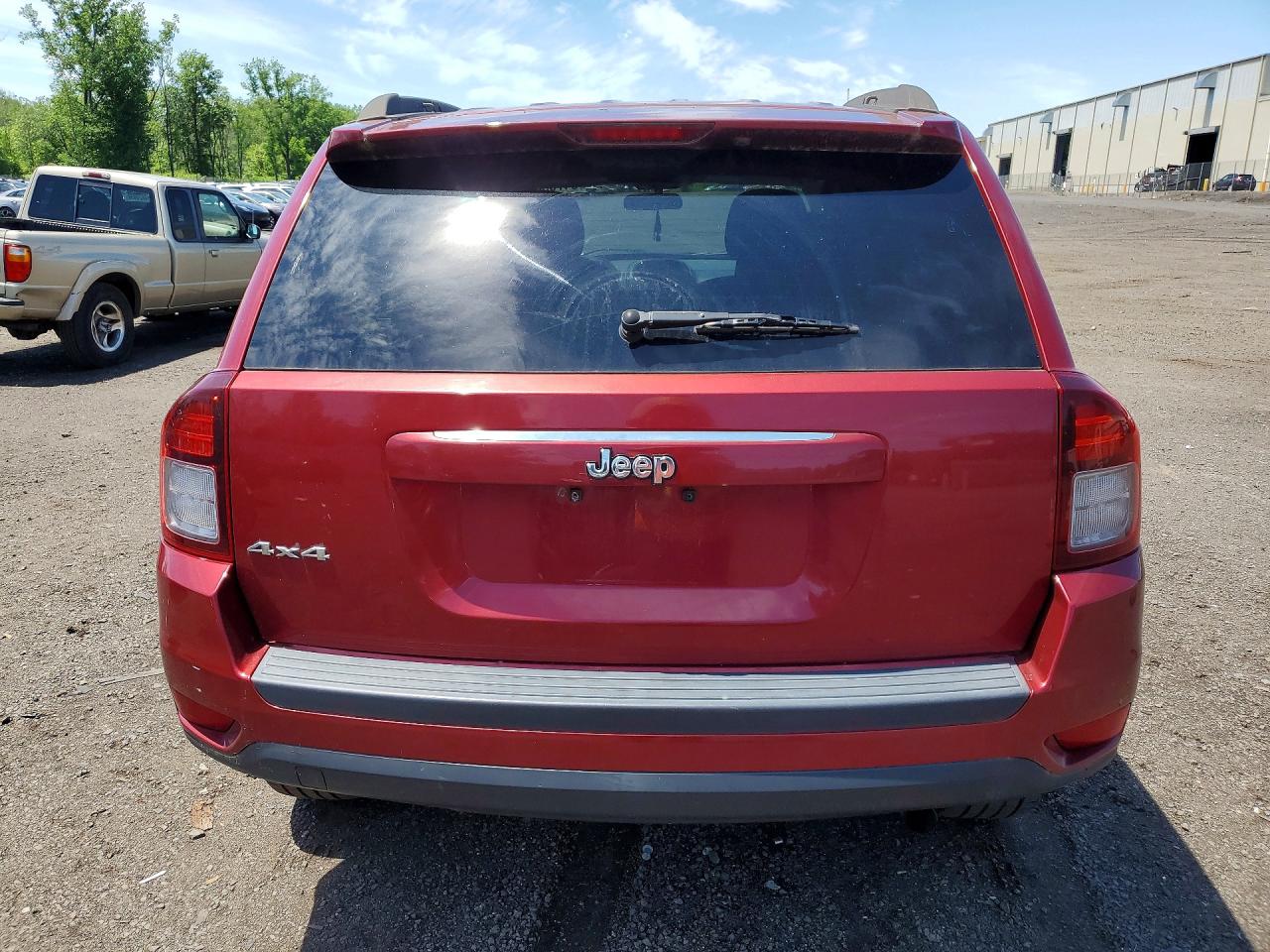 2014 Jeep Compass Sport Red vin: 1C4NJDBB2ED809461
