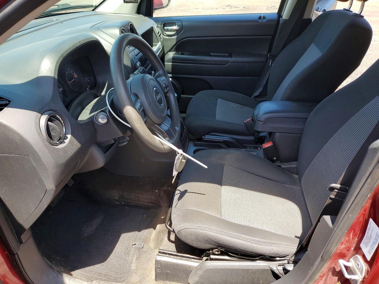 2014 Jeep Compass Sport Red vin: 1C4NJDBB2ED809461