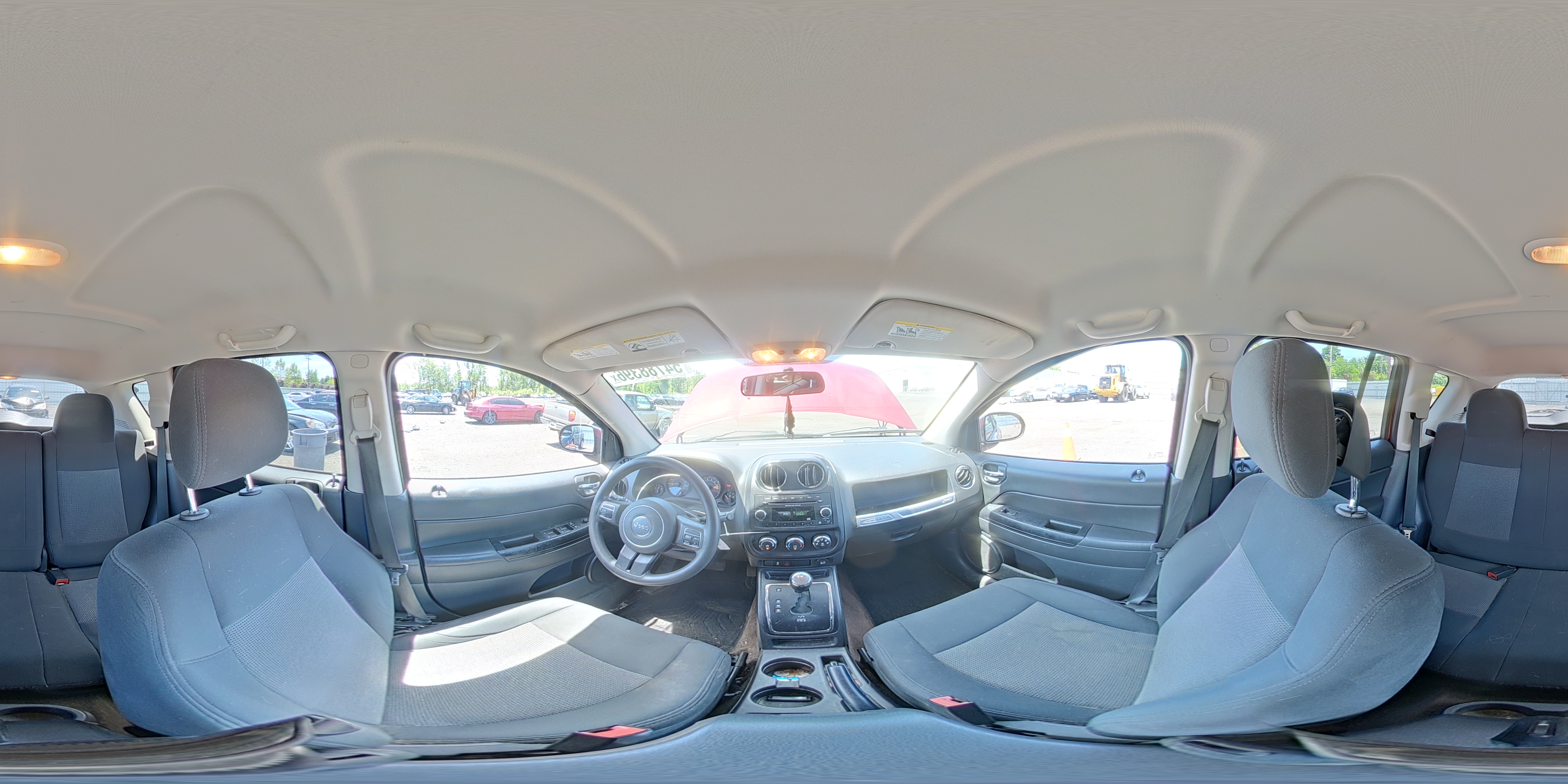 2014 Jeep Compass Sport Red vin: 1C4NJDBB2ED809461