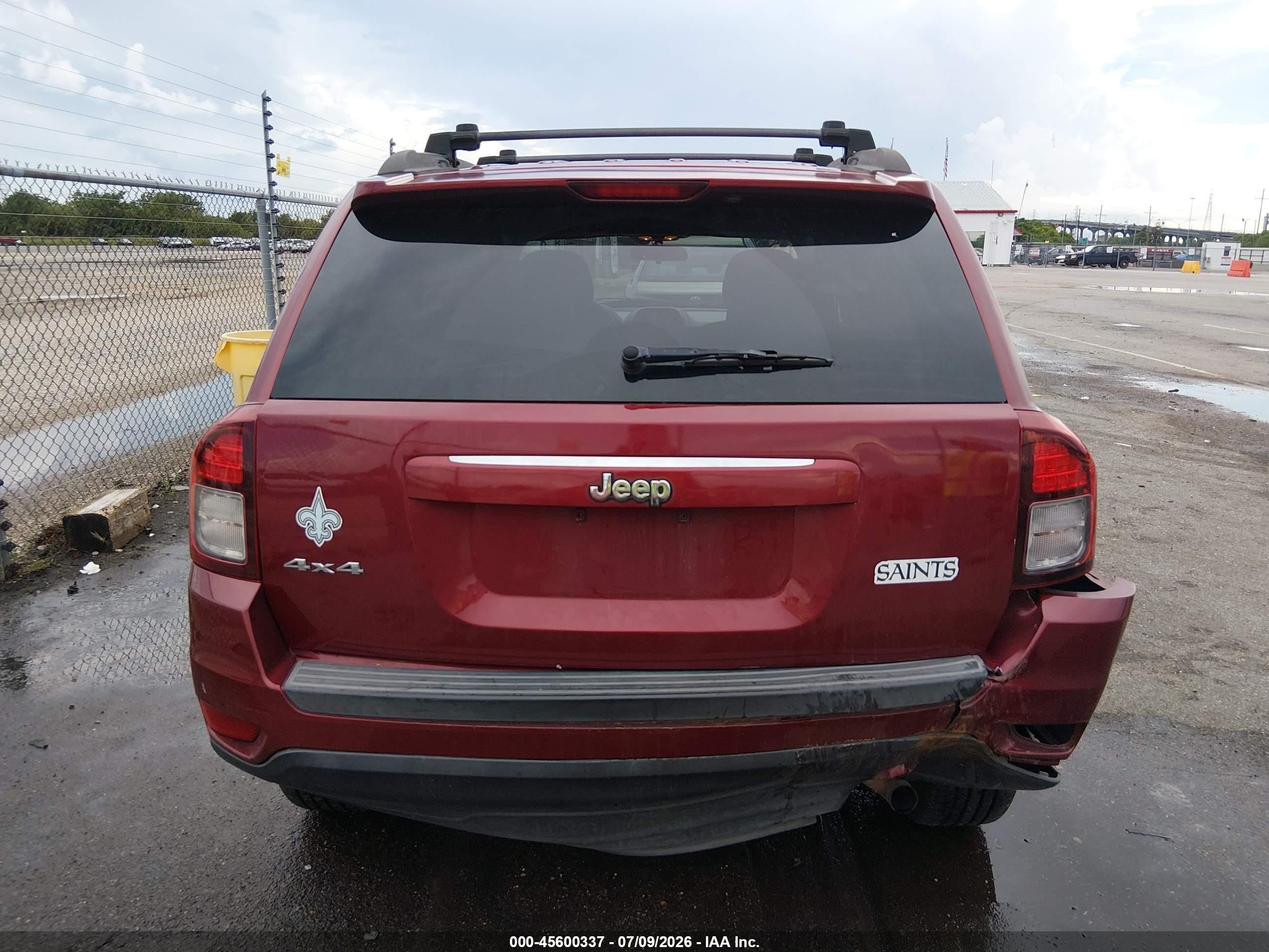 2014 Jeep Compass Sport Red vin: 1C4NJDBB2ED855341