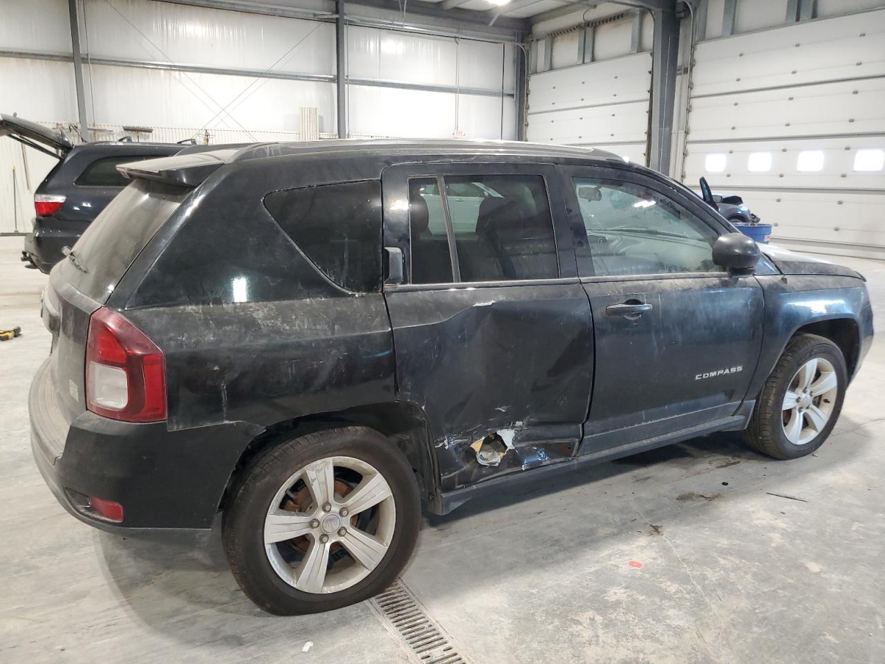 2014 Jeep Compass Sport Черный vin: 1C4NJDBB2ED880496