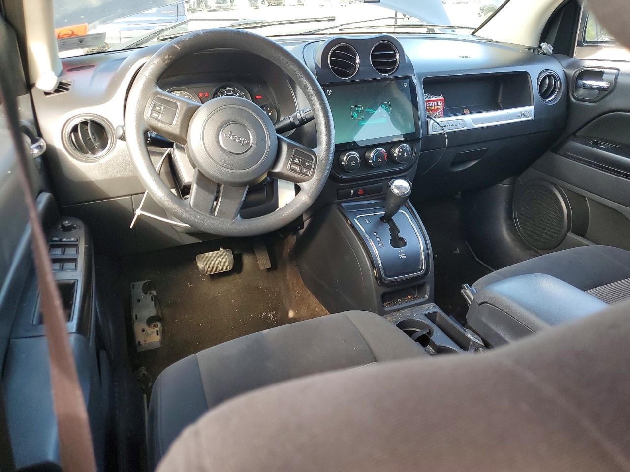 2015 Jeep Compass Sport Черный vin: 1C4NJDBB2FD108162