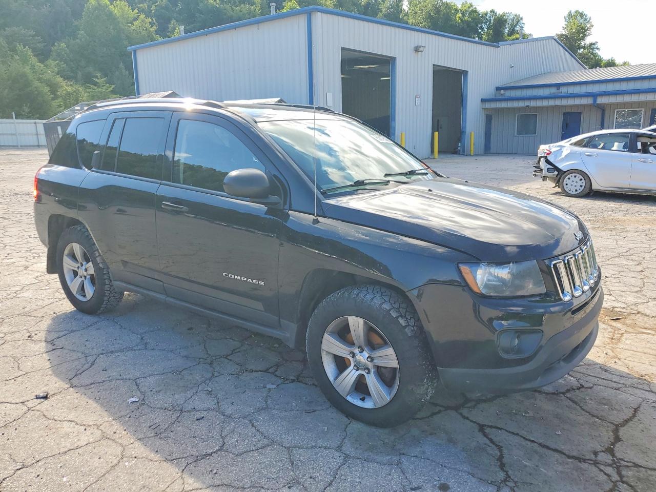 2015 Jeep Compass Sport Черный vin: 1C4NJDBB2FD108162