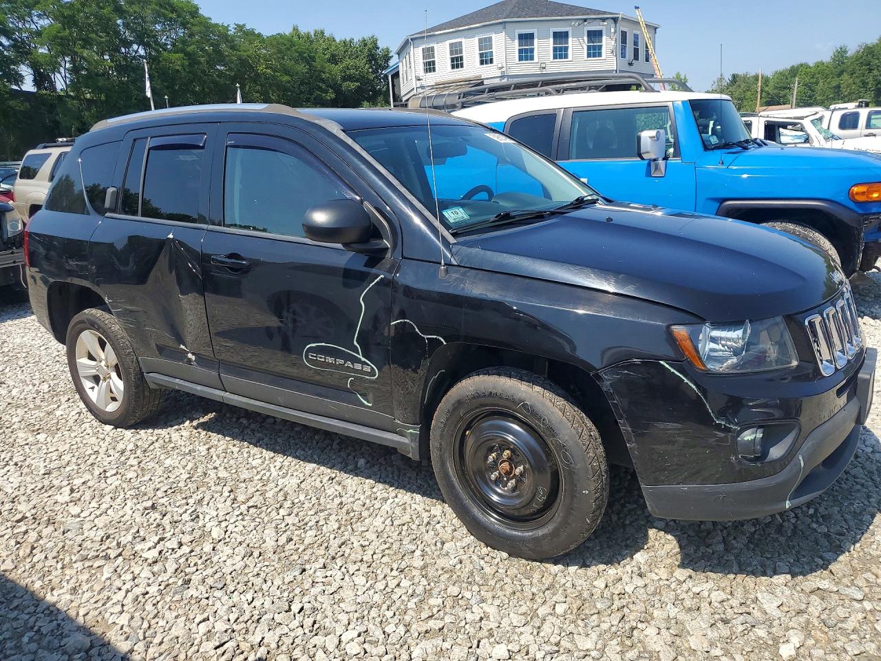 2015 Jeep Compass Sport Black vin: 1C4NJDBB2FD248261