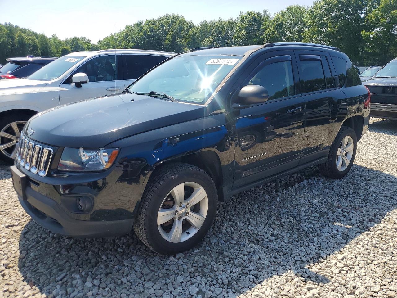 2015 Jeep Compass Sport Black vin: 1C4NJDBB2FD248261