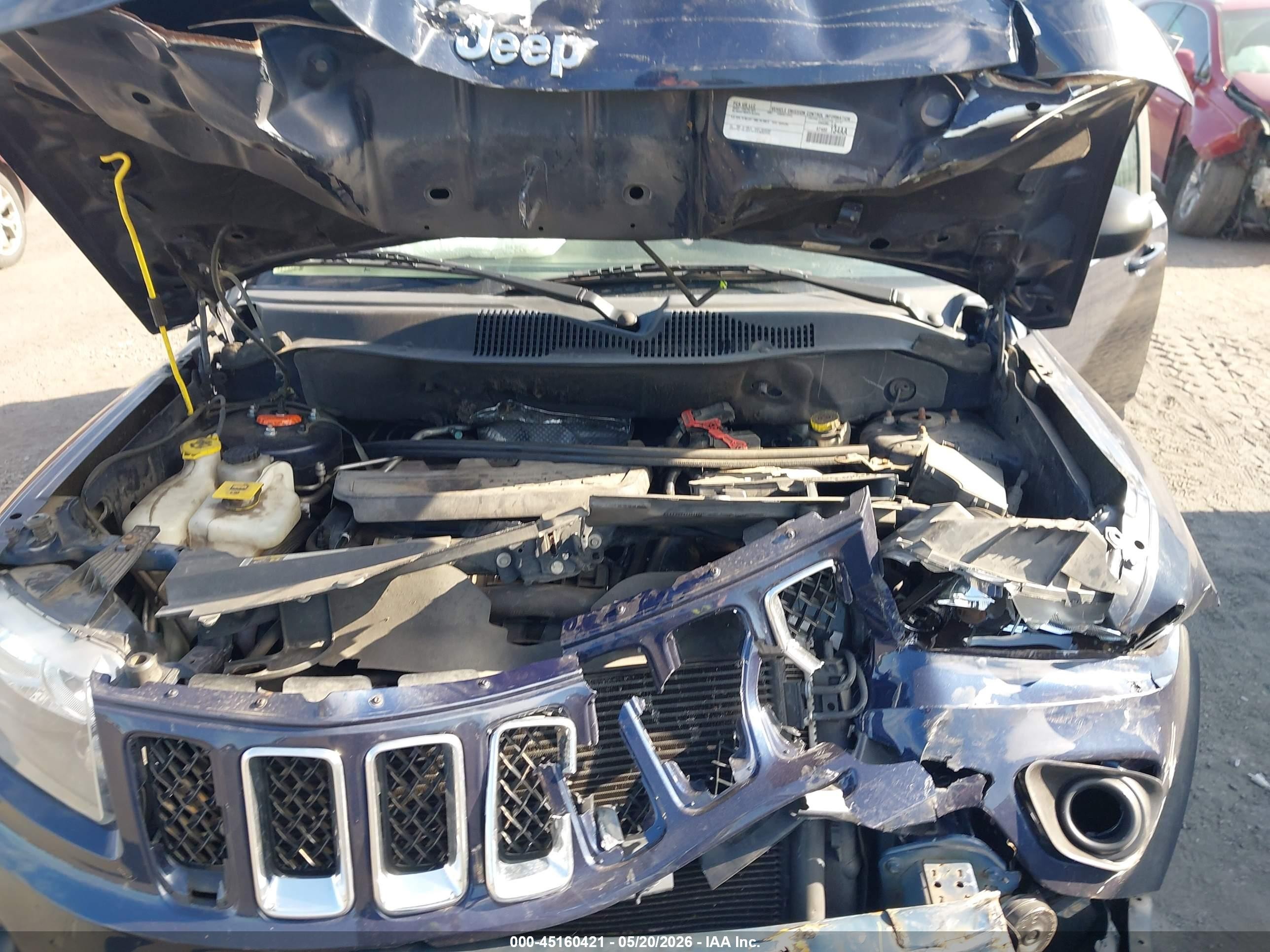 2015 Jeep Compass Sport Blue vin: 1C4NJDBB2FD280269
