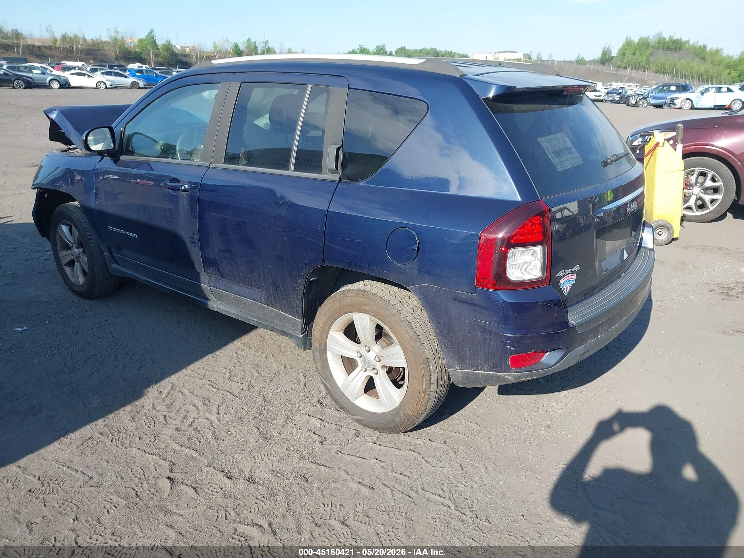 2015 Jeep Compass Sport Blue vin: 1C4NJDBB2FD280269