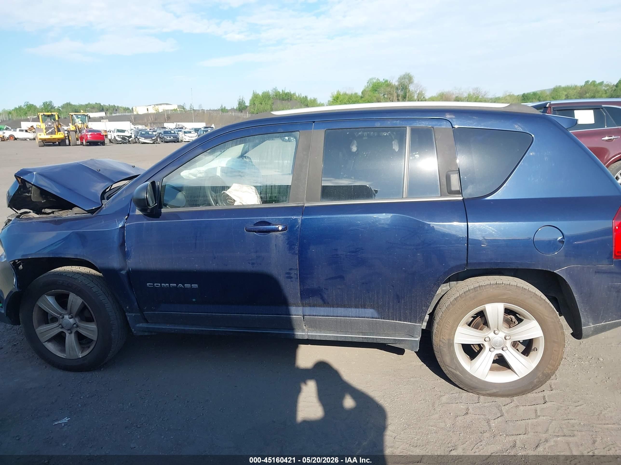 2015 Jeep Compass Sport Blue vin: 1C4NJDBB2FD280269