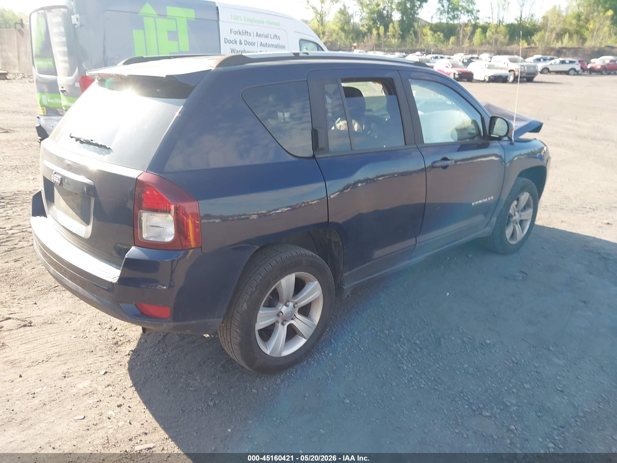 2015 Jeep Compass Sport Blue vin: 1C4NJDBB2FD280269
