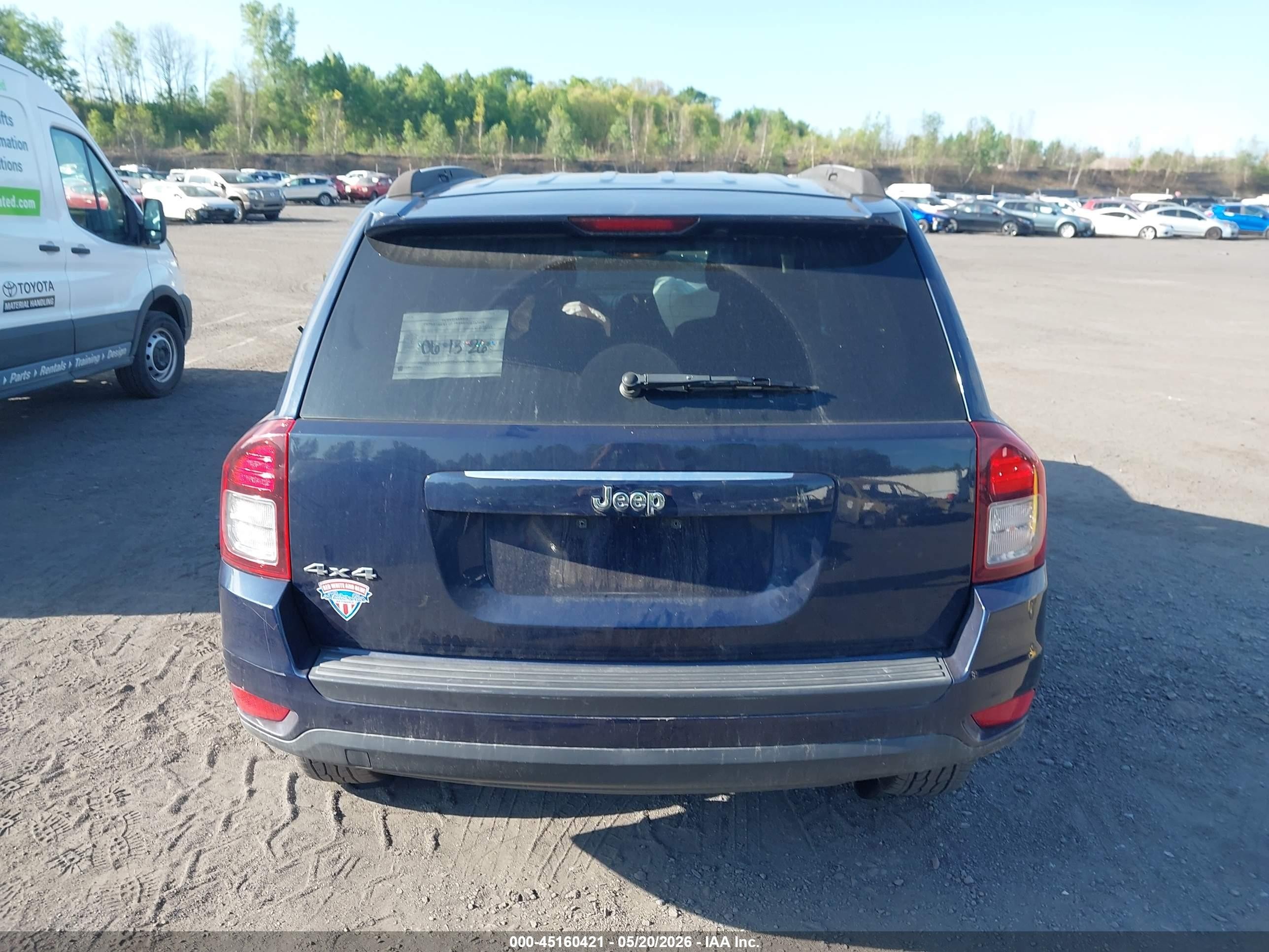 2015 Jeep Compass Sport Blue vin: 1C4NJDBB2FD280269
