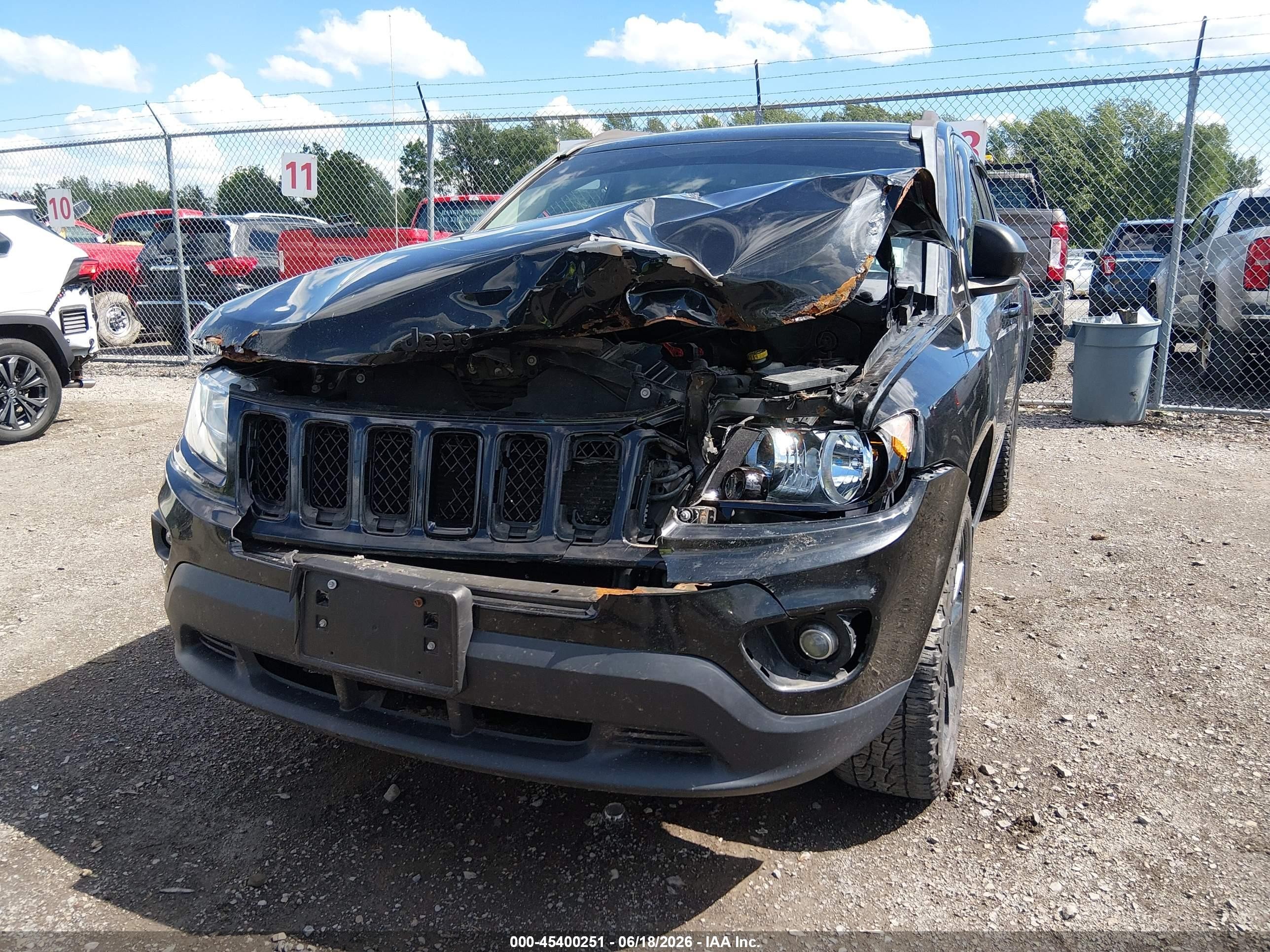 2015 Jeep Compass Altitude Edition Black vin: 1C4NJDBB2FD290218