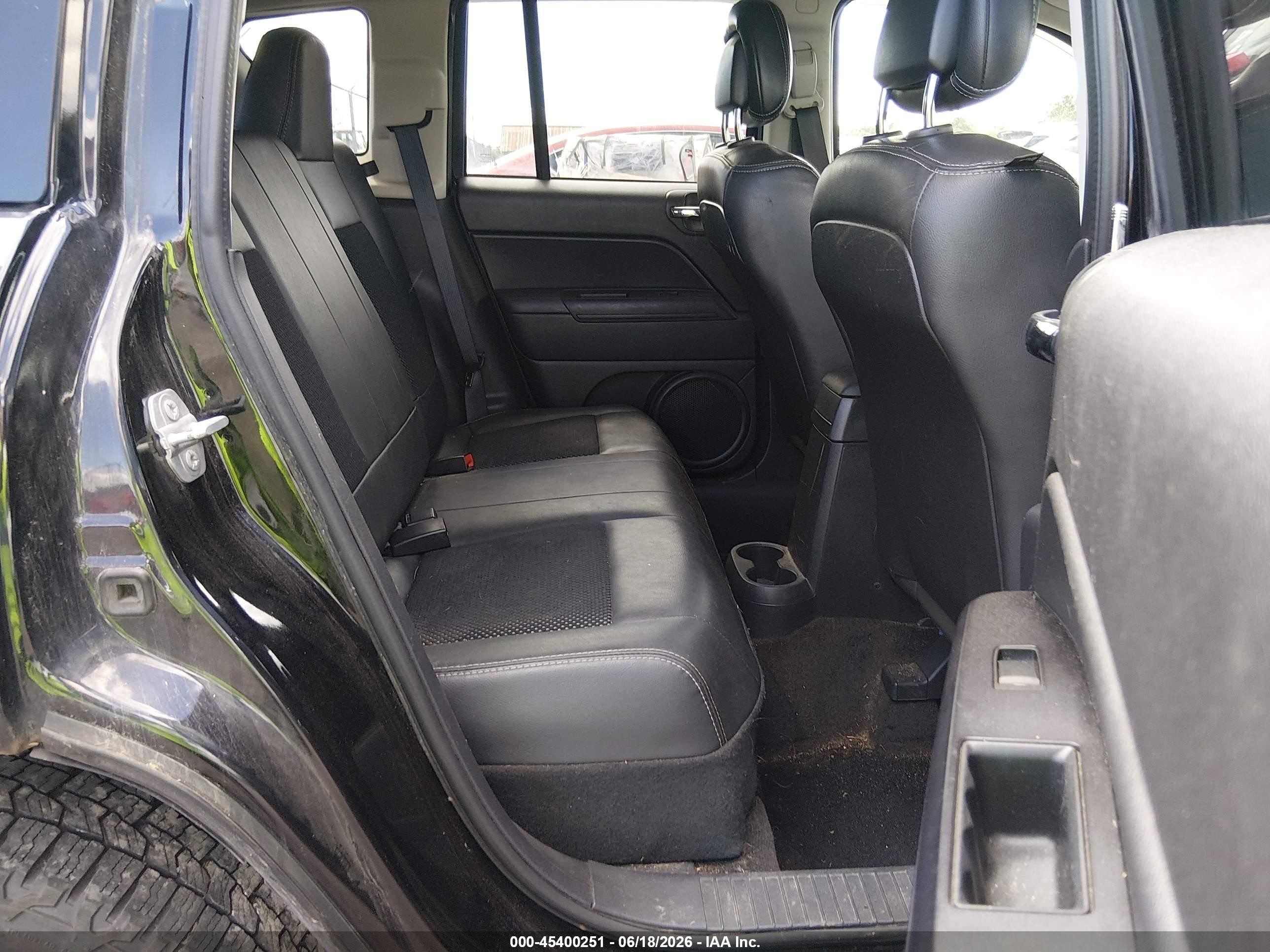 2015 Jeep Compass Altitude Edition Black vin: 1C4NJDBB2FD290218
