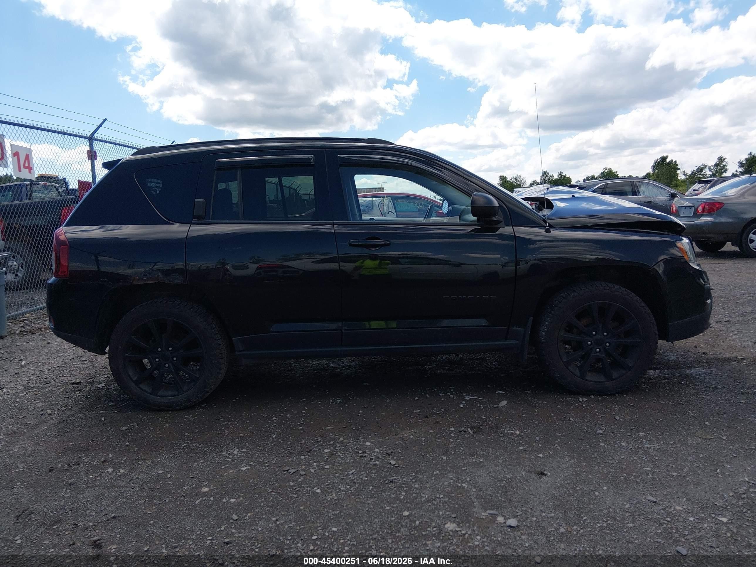 2015 Jeep Compass Altitude Edition Black vin: 1C4NJDBB2FD290218
