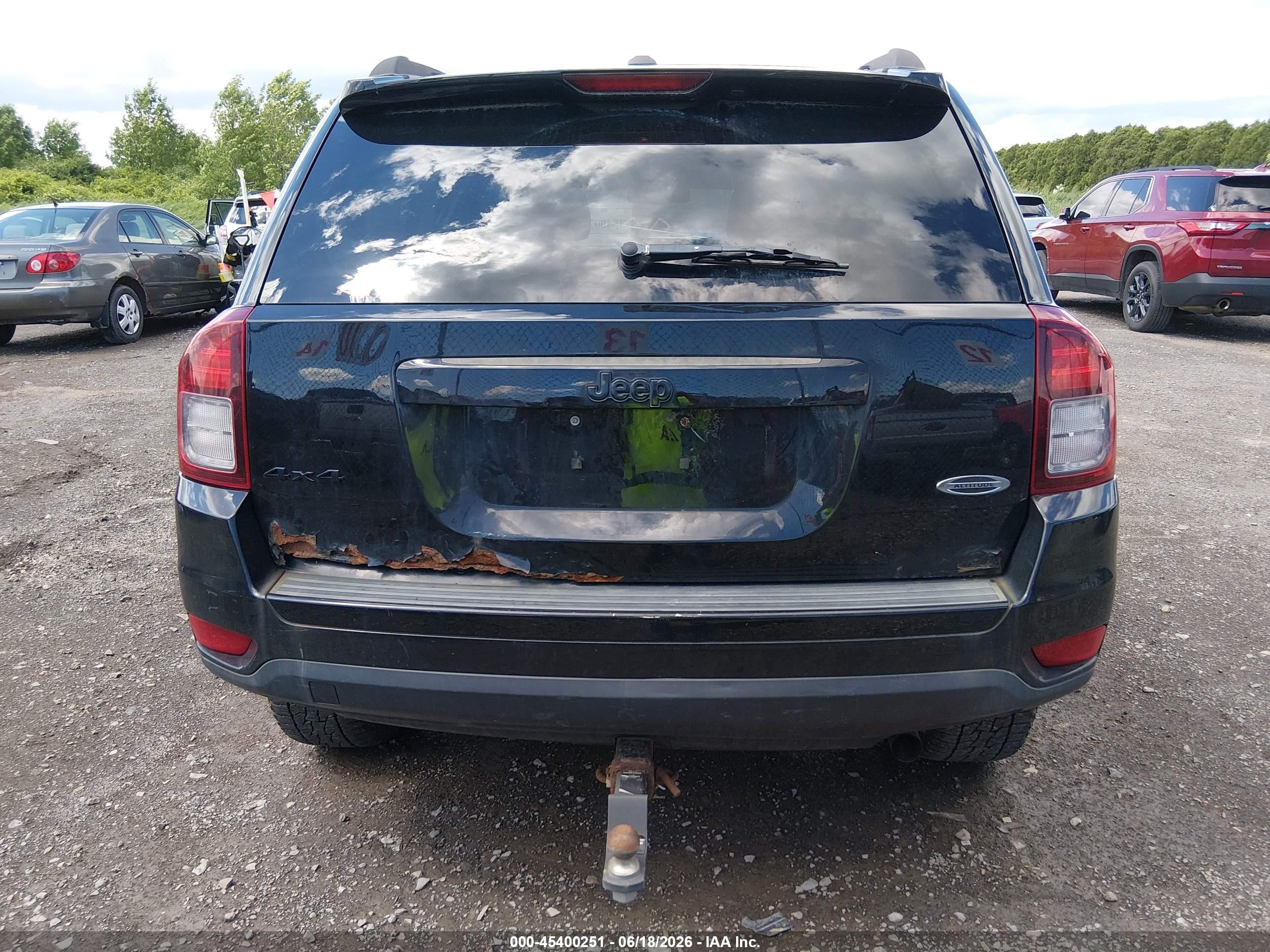 2015 Jeep Compass Altitude Edition Black vin: 1C4NJDBB2FD290218