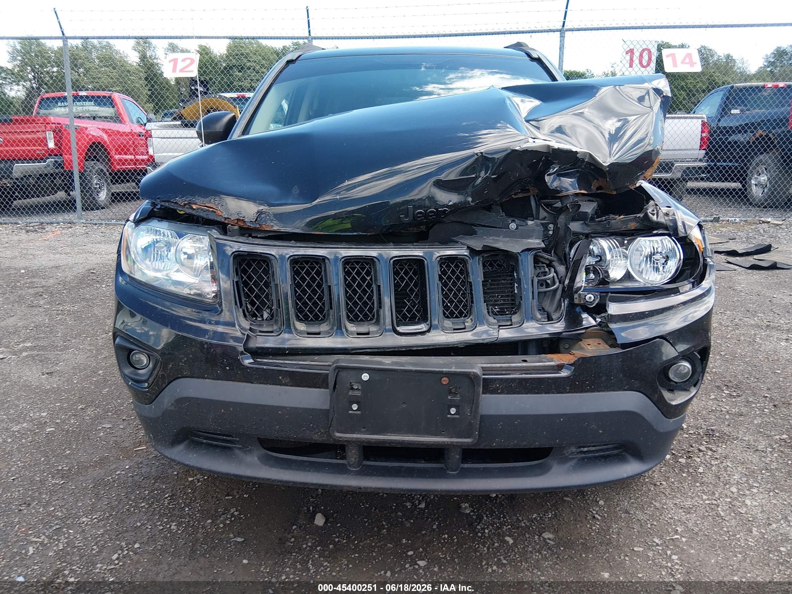 2015 Jeep Compass Altitude Edition Black vin: 1C4NJDBB2FD290218