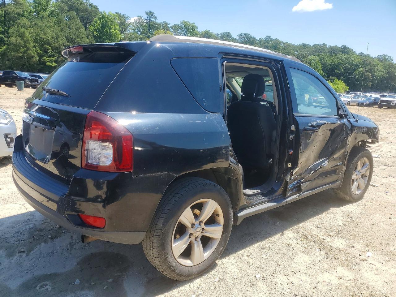 2015 Jeep Compass Sport Black vin: 1C4NJDBB2FD291868
