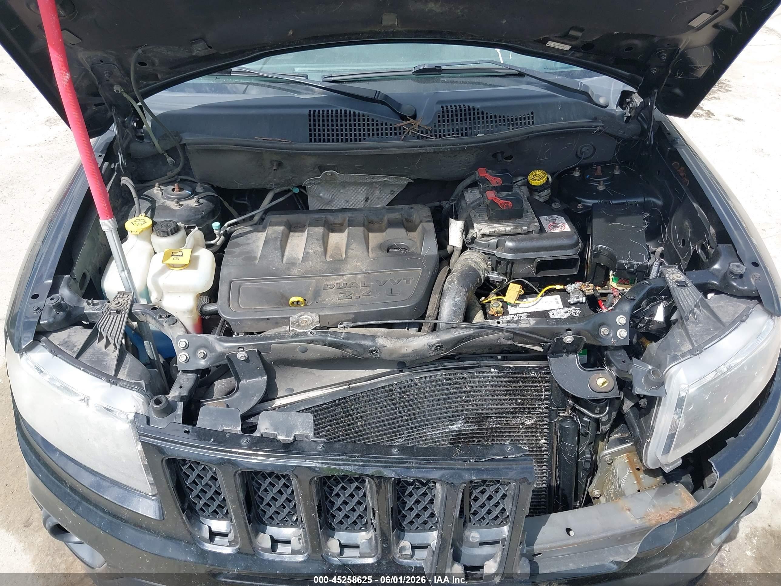 2015 Jeep Compass Sport Черный vin: 1C4NJDBB2FD423835